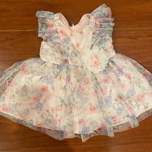 Rare Editions Baby Girl Floral Dress - Picture 1 of 2